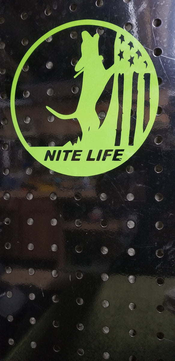 NITE LIFE DECAL GREEN 6 inch – Nite Life Kennel